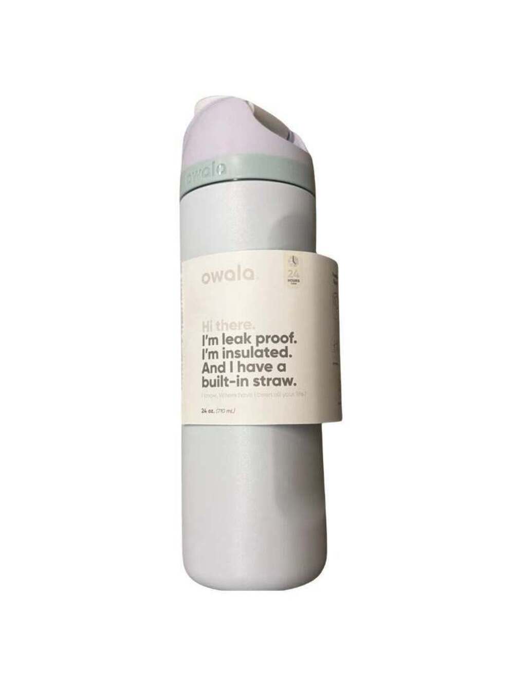 Owala FreeSip Insulated Stainless Steel Water Bottle 24oz Built-In Straw New